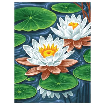 Картина по номерам на холсте ТРИ СОВЫ 