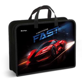 Папка с ручками 1 отделение, А4 Berlingo 