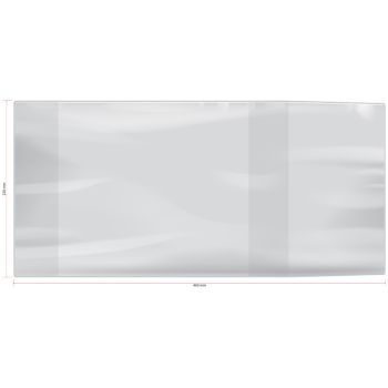 Обложка 220*450 для рабочих тетрадей, прописей, дневников в тв. переплете и учебников старших классов, ПВХ 100мкм, универсальн, ArtSpace,ШК