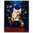 Картина по номерам на холсте с глиттером ТРИ СОВЫ 