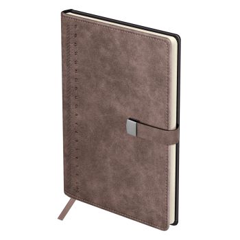 Ежедневник недатированный, А5, 136л., твердый переплет, кожзам, BG 