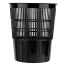 Корзина для бумаг СТАММ, 14л, сетчатая, черная