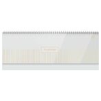 Планинг недатированный 56л., 285*100, ПВХ, BG "Минимал", отд. фольгой, мягкий гребень, белый