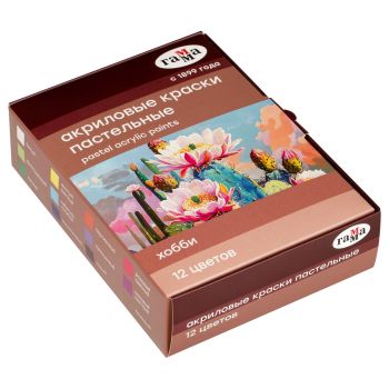 Краски акриловые декоративные Гамма 