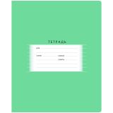 Тетрадь 18л., линия BG "Школьная", зеленая, эконом