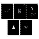 Тетрадь 96л., А5, клетка на гребне BG "Будь собой"