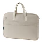 Сумка для ноутбука 15,6" Först "Softness", полиэстер, бежевый, мягкий подклад, внешнее отделение