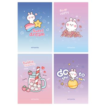 Блокнот А6 40л. на отрывной склейке MESHU 