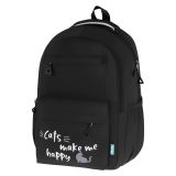 Рюкзак Först Schoolgirl, 45*30*17см, 2 отделения, 4 кармана, черный