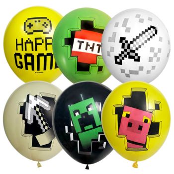 Воздушные шары,  25шт., М12/30см, ПатиБум 