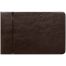 Кредитница OfficeSpace на 16 карт, ПВХ, коричневый, горизонтальная