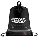 Мешок для обуви 1 отделение Berlingo "Future Ink", 360*460мм, вентиляционная сеточка, светоотражающая полоса