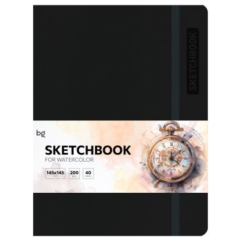 Скетчбук для акварели 40л., А5 BG 