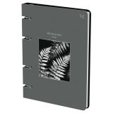 Тетрадь на кольцах А5, 120л., BG "Минимализм растений", картон, матовая ламинация, тиснение фольгой