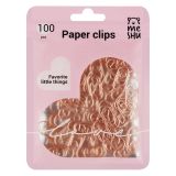 Скрепки фигурные 19мм, MESHU "Sweet Hearts", 100шт., пакет с замком зип лок, европодвес