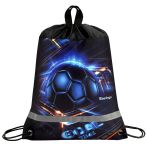 Мешок для обуви 1 отделение Berlingo "Goalpack", 360*460мм, вентиляционная сеточка, светоотражающая полоса