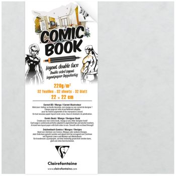 Скетчбук для маркеров 32л., 220*220 Clairefontaine 