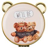 Зеркальце карманное складное MESHU "Медведи"