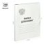 Папка для бумаг с завязками OfficeSpace, Герб России, картон немелованный, 300г/м2, белый, до 200л.