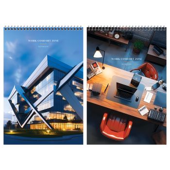 Блокнот А4 80л. на гребне BG 