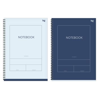 Тетрадь 96л., А4, клетка, на гребне BG 