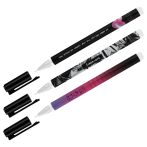 Ручка гелевая стираемая MESHU "Cyber love" синяя, 0,5мм, корпус ассорти