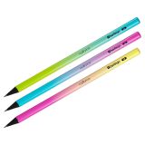 Карандаш ч/г Berlingo "Radiance" HB, трехгранный, черное дерево, заточен