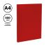 Папка с пружинным скоросшивателем СТАММ А4, 14мм, 500мкм, пластик, красная