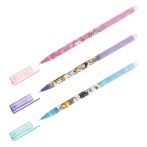 Ручка гелевая стираемая MESHU "Mur-mur" синяя, 0,5мм, корпус ассорти