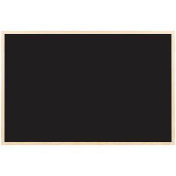 Доска магнитно-меловая OfficeSpace, 60*90см, деревянная рамка, черная
