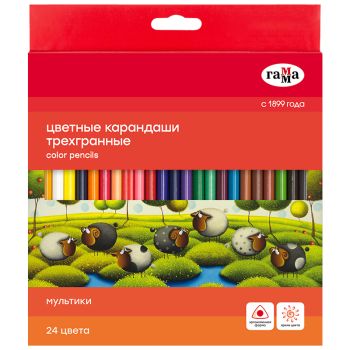 Карандаши цветные Гамма 