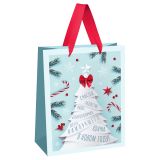 Пакет подарочный 33*42*12см MESHU "Christmas wish",  матовая ламинация