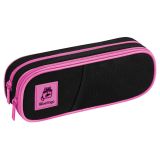 Пенал мягкий 2 отделения, 220*80*50 мм, Berlingo "Chilled cat", полиэстер, внутренний органайзер