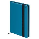 Ежедневник недатированный А5, 136л., 7БЦ, BG "Monochrome. Cosmic", изумрудный, soft touch, с резинкой