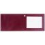 Обложка для удостоверения с окном OfficeSpace бордо, кожа