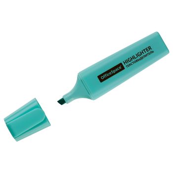 Текстовыделитель OfficeSpace пастельный цвет, голубой, 1-5мм