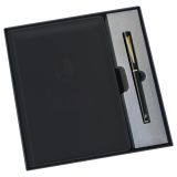 Ежедневник недатированный, А5, 136л., твердый переплет, кожзам, BG "Будь собой", черный, в подарочной коробке