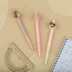 Карандаш механический MESHU "Funny friends", печать на корпусе, 0,7мм, софт-тач, ассорти, с топпером