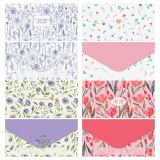 Конверт для денег MESHU "Meadow" 85*164мм, матовая ламинация, 4 дизайна