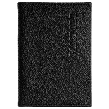 Обложка для паспорта OfficeSpace экокожа, текстура Флоттер, тиснение 