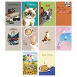 Набор открыток Арт и Дизайн  "Ассорти №13" 121*183мм, 10 дизайнов