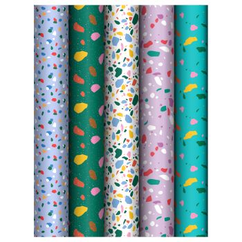 Упаковочная бумага глянц. 70*100см, MESHU 