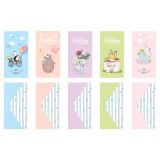 Конверт для денег MESHU "Happy wishes", 85*164мм, глянц. ламинация, 5 дизайнов