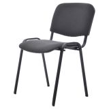 Стул Фабрикант "Изо" ТК-1, BL, каркас черный, обивка ткань черная