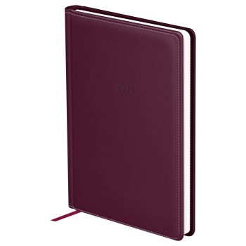 Ежедневник датированный 2026г., А5, 176л., твердый переплет, кожзам, BG 