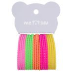 Резинки для волос MESHU, неоновые ассорти, 20шт., диаметр 4,5см, европодвес