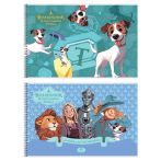 Альбом для рисования 40л., А4, на гребне Мульти-Пульти "Волшебник Изумрудного города"