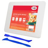 Доска для лепки Гамма, А5+2 стека, пластик, белый