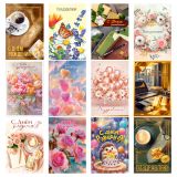 Открытка Горчаков ГК "Ассорти №24", 122*182мм, блестки, 12 дизайнов