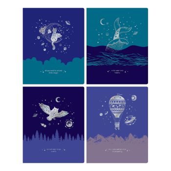 Тетрадь 48л., А5, линия BG 